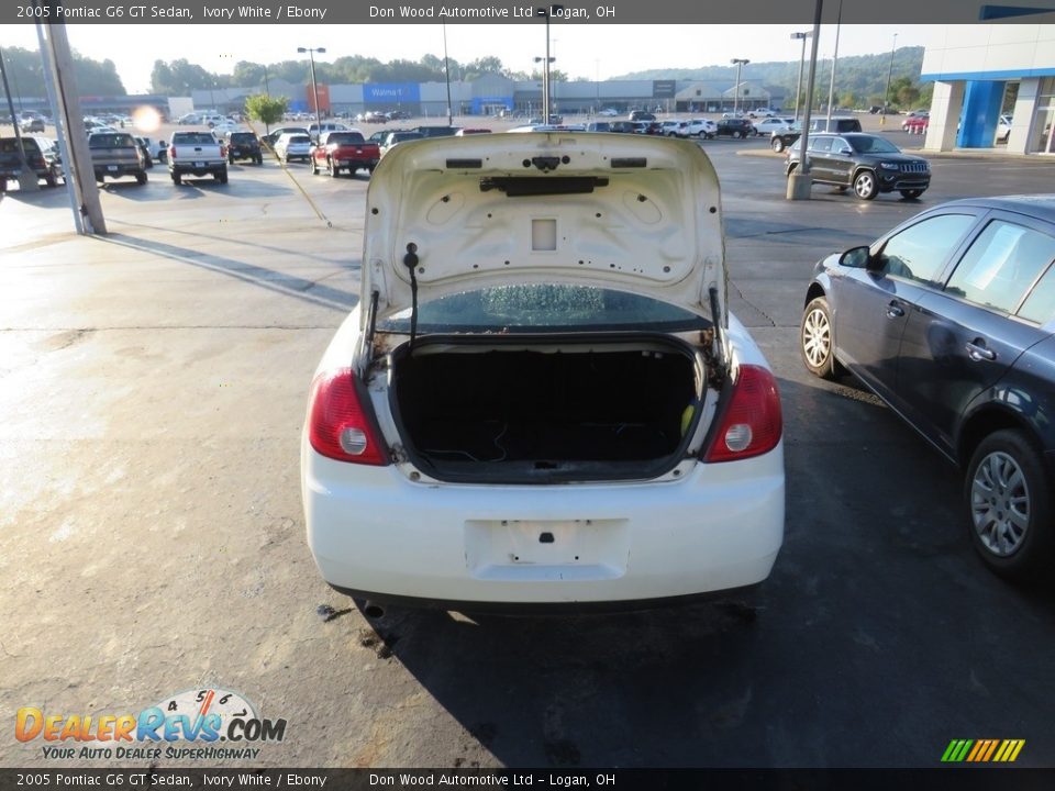 2005 Pontiac G6 GT Sedan Ivory White / Ebony Photo #22