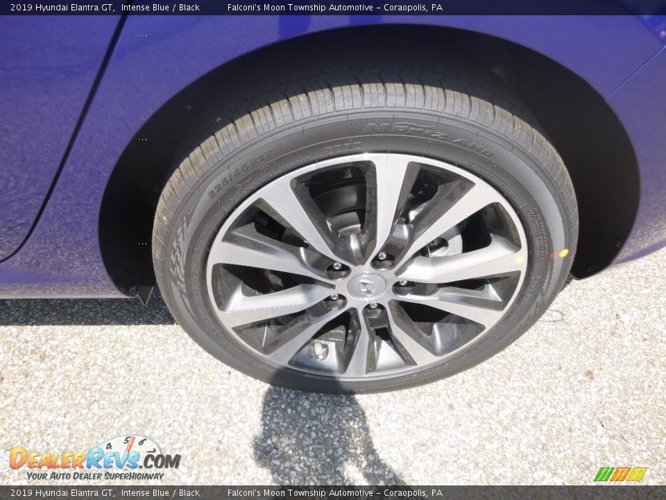 2019 Hyundai Elantra GT Intense Blue / Black Photo #7