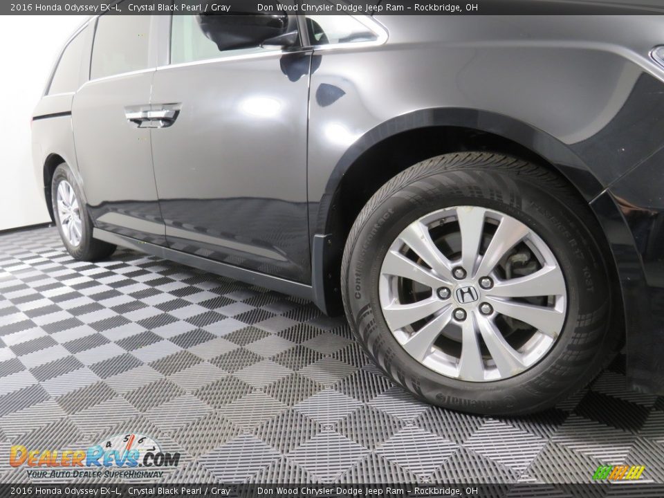 2016 Honda Odyssey EX-L Crystal Black Pearl / Gray Photo #5