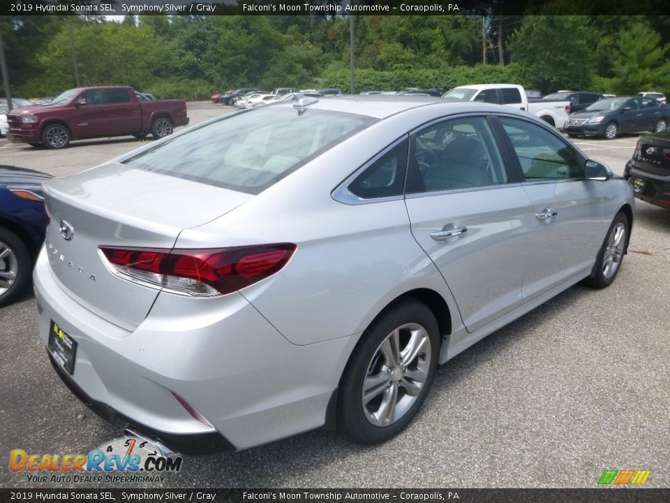 2019 Hyundai Sonata SEL Symphony Silver / Gray Photo #2