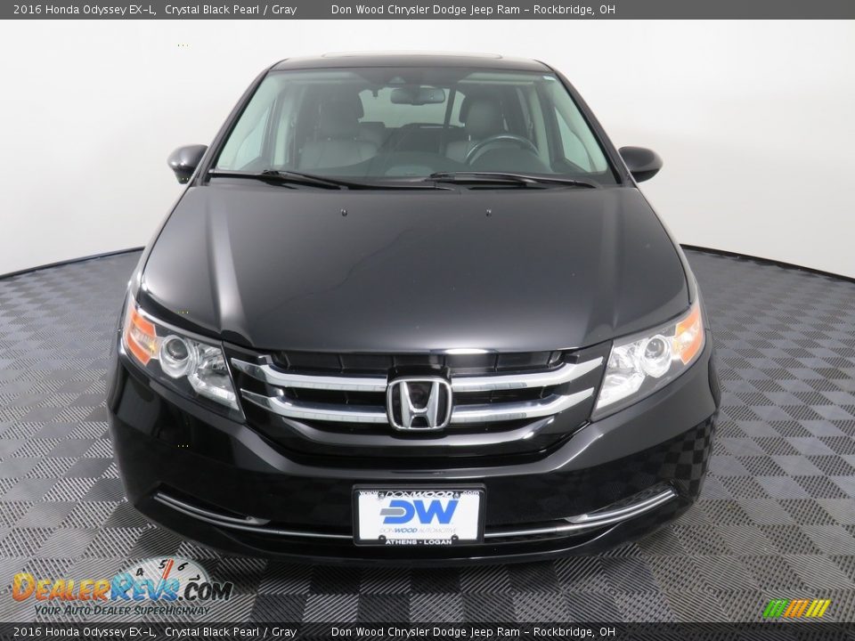 2016 Honda Odyssey EX-L Crystal Black Pearl / Gray Photo #6