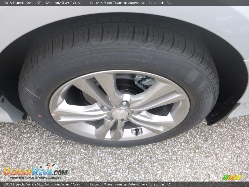 2019 Hyundai Sonata SEL Symphony Silver / Gray Photo #7