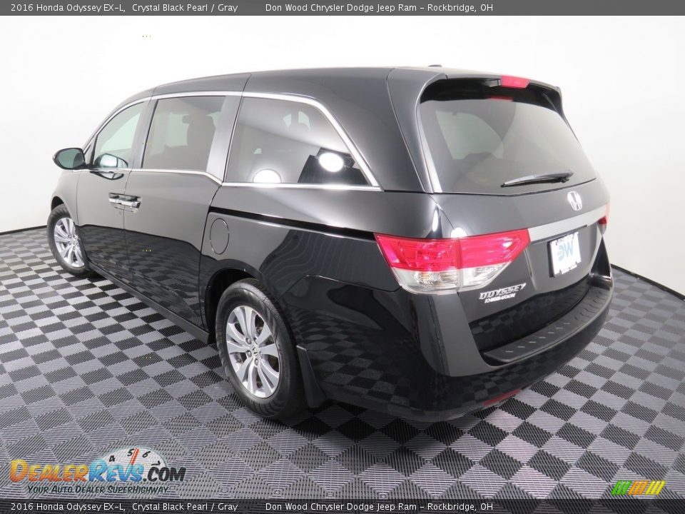 2016 Honda Odyssey EX-L Crystal Black Pearl / Gray Photo #12