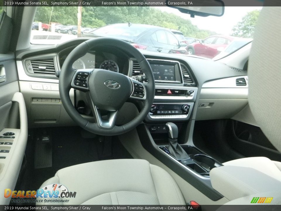 2019 Hyundai Sonata SEL Symphony Silver / Gray Photo #9