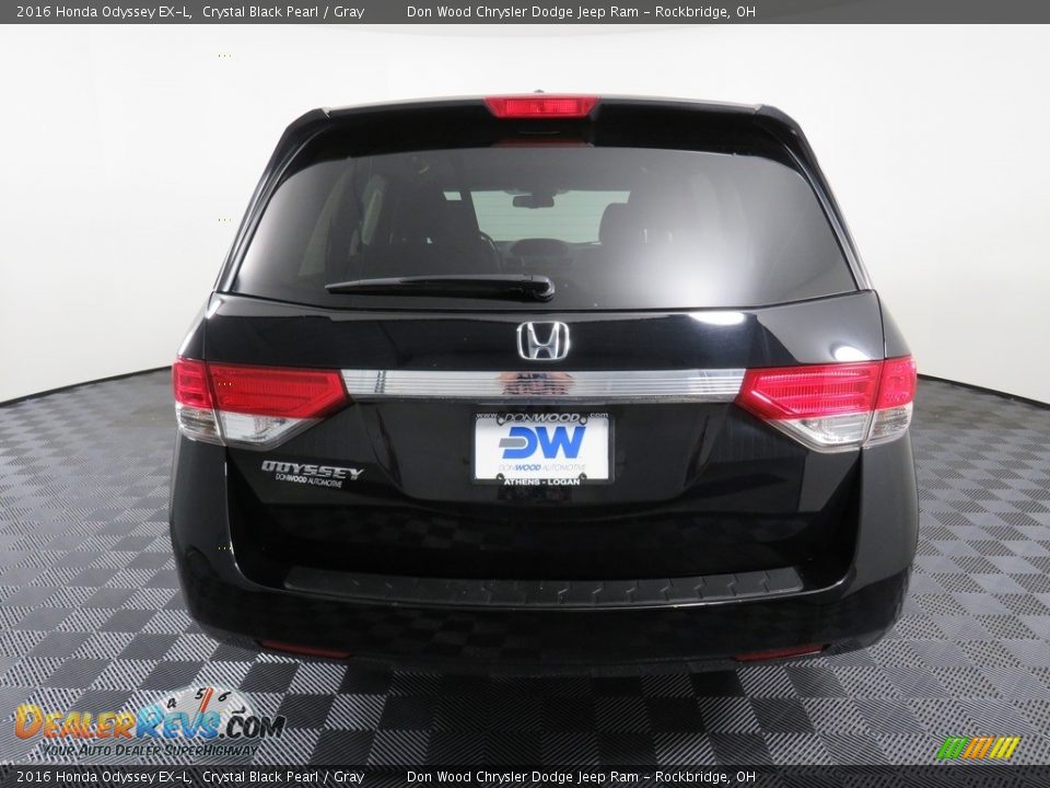 2016 Honda Odyssey EX-L Crystal Black Pearl / Gray Photo #13
