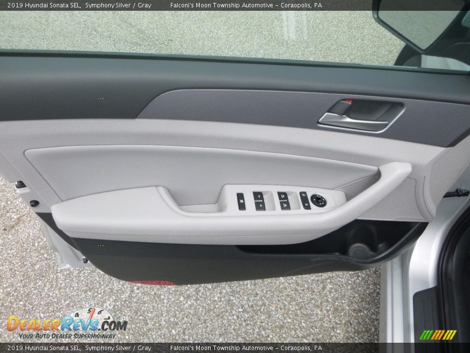 2019 Hyundai Sonata SEL Symphony Silver / Gray Photo #10