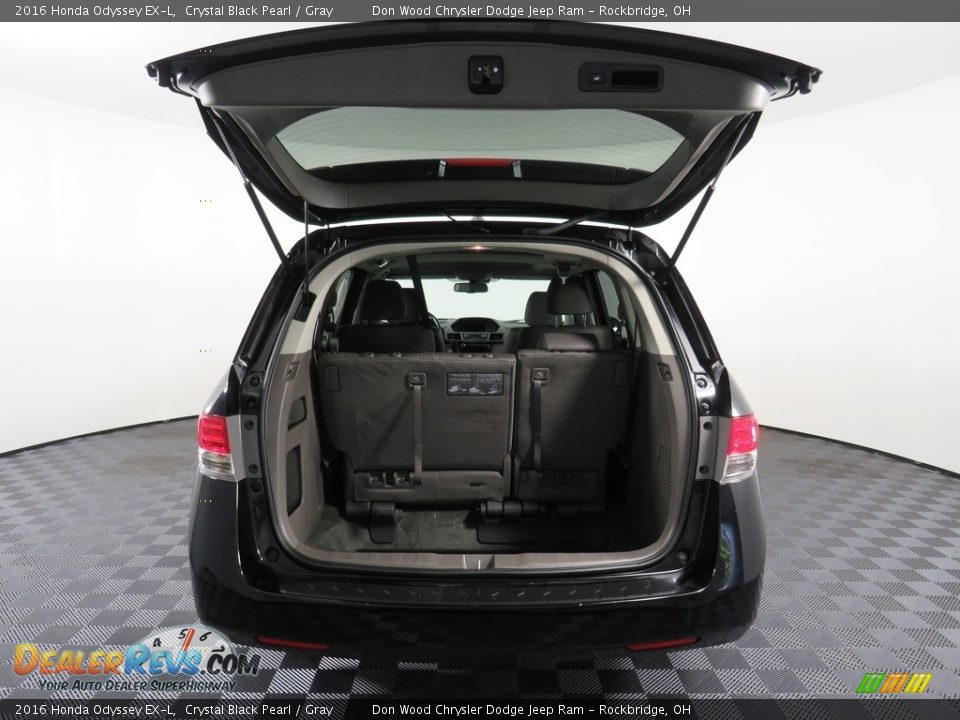 2016 Honda Odyssey EX-L Crystal Black Pearl / Gray Photo #14