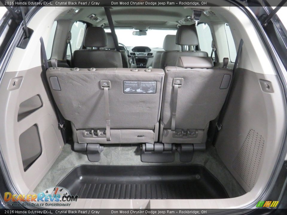 2016 Honda Odyssey EX-L Crystal Black Pearl / Gray Photo #15