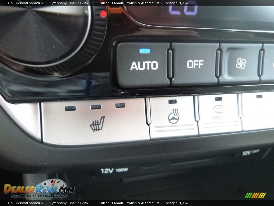 2019 Hyundai Sonata SEL Symphony Silver / Gray Photo #15
