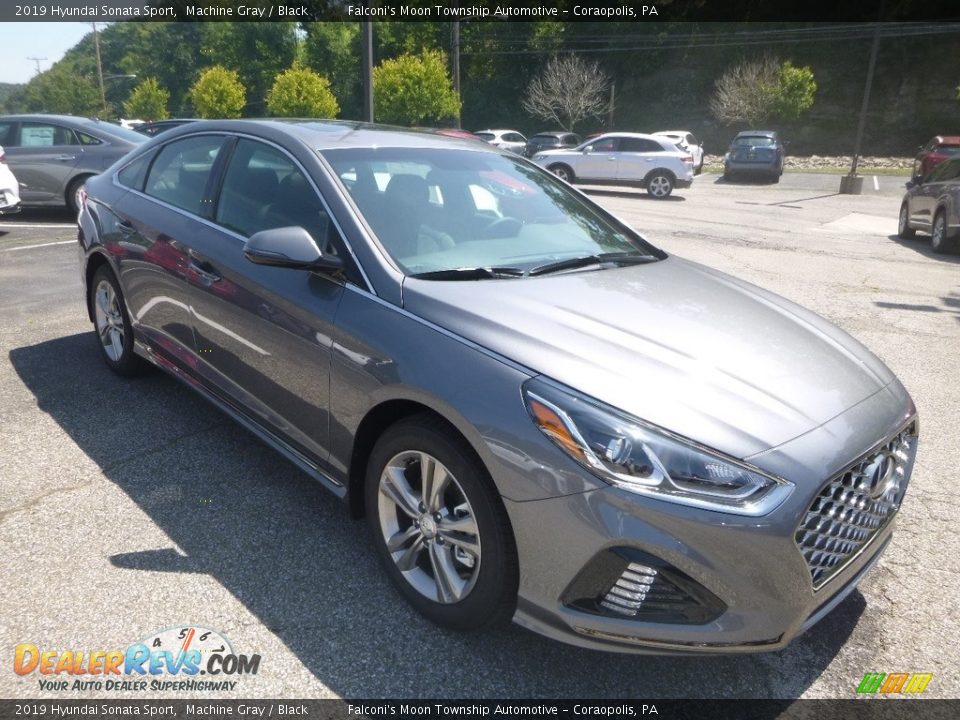 2019 Hyundai Sonata Sport Machine Gray / Black Photo #3