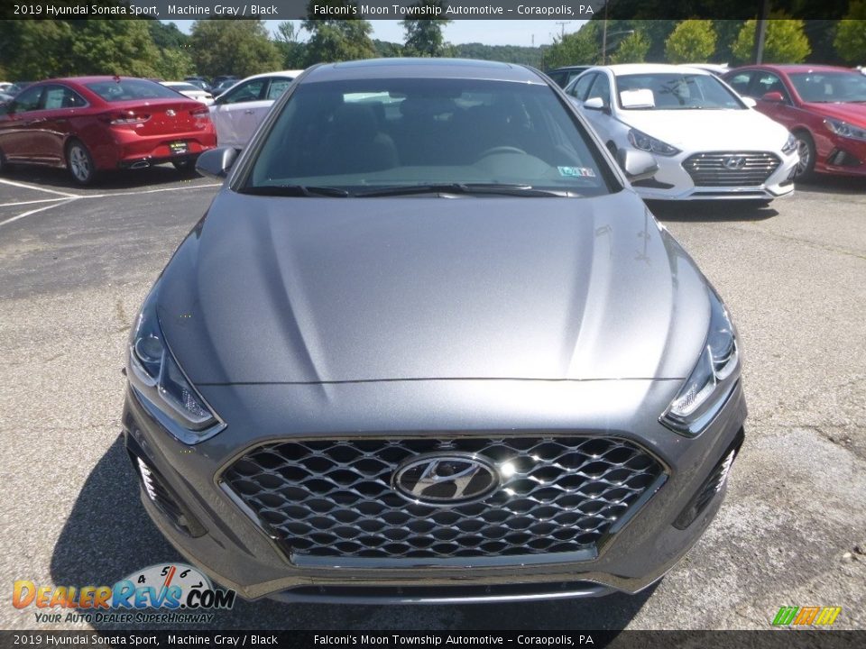 2019 Hyundai Sonata Sport Machine Gray / Black Photo #4