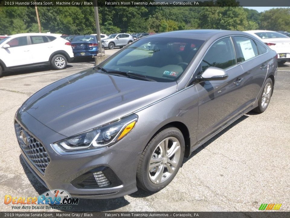 2019 Hyundai Sonata Sport Machine Gray / Black Photo #5