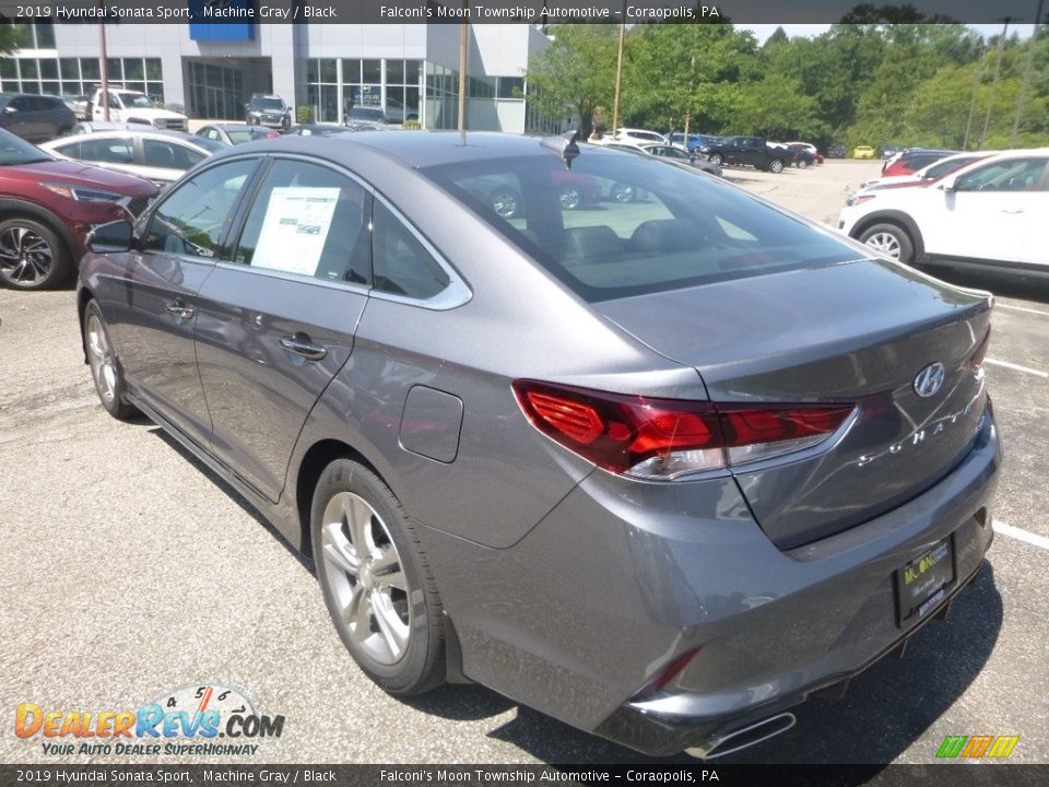 2019 Hyundai Sonata Sport Machine Gray / Black Photo #6