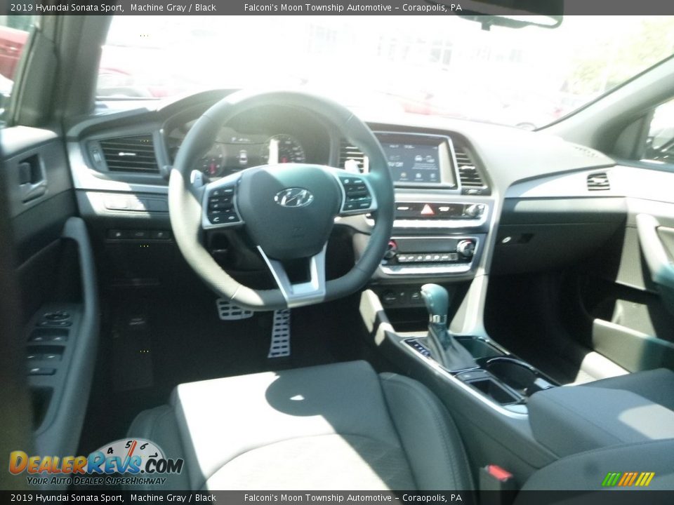 2019 Hyundai Sonata Sport Machine Gray / Black Photo #9