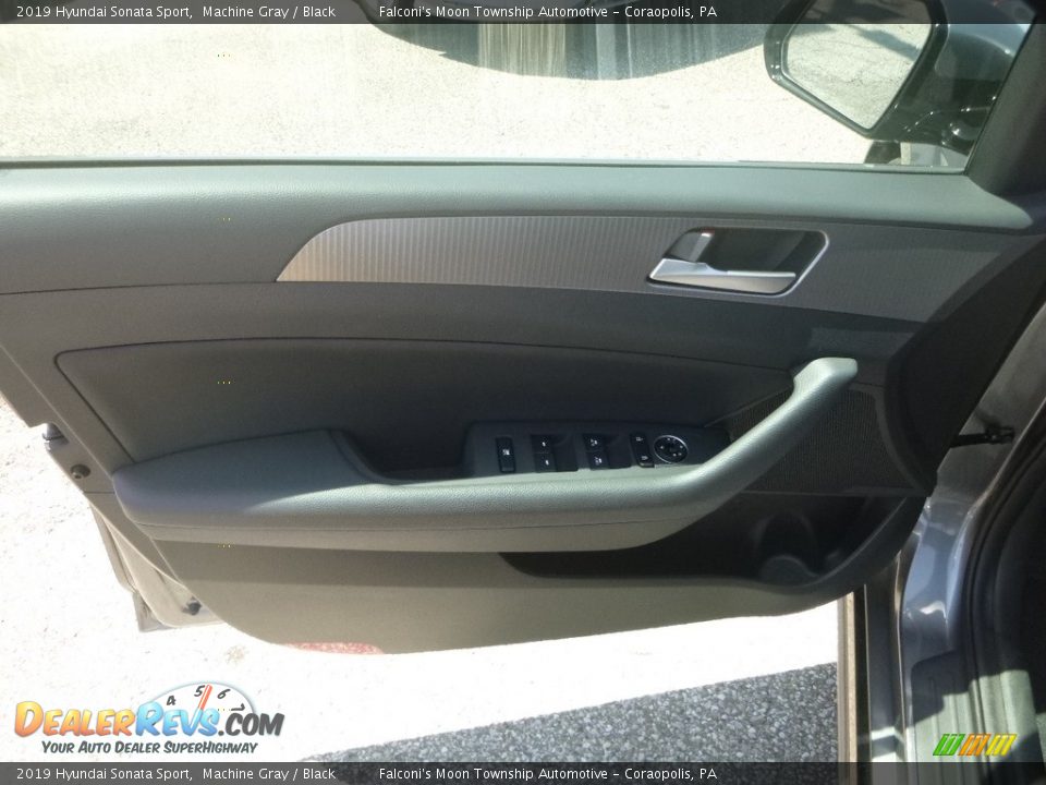 2019 Hyundai Sonata Sport Machine Gray / Black Photo #10