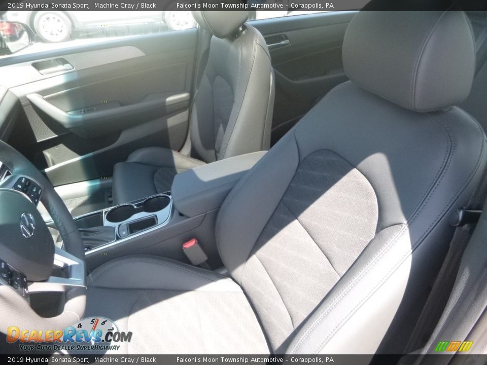 2019 Hyundai Sonata Sport Machine Gray / Black Photo #11