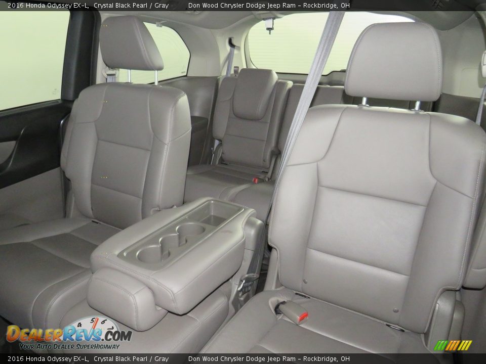 2016 Honda Odyssey EX-L Crystal Black Pearl / Gray Photo #32