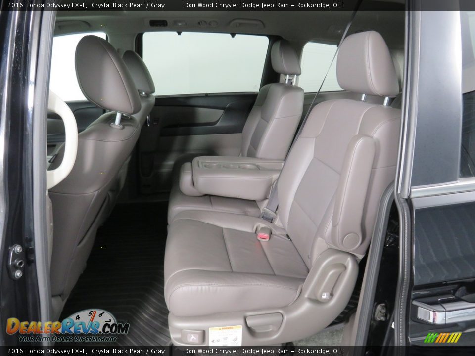 2016 Honda Odyssey EX-L Crystal Black Pearl / Gray Photo #33
