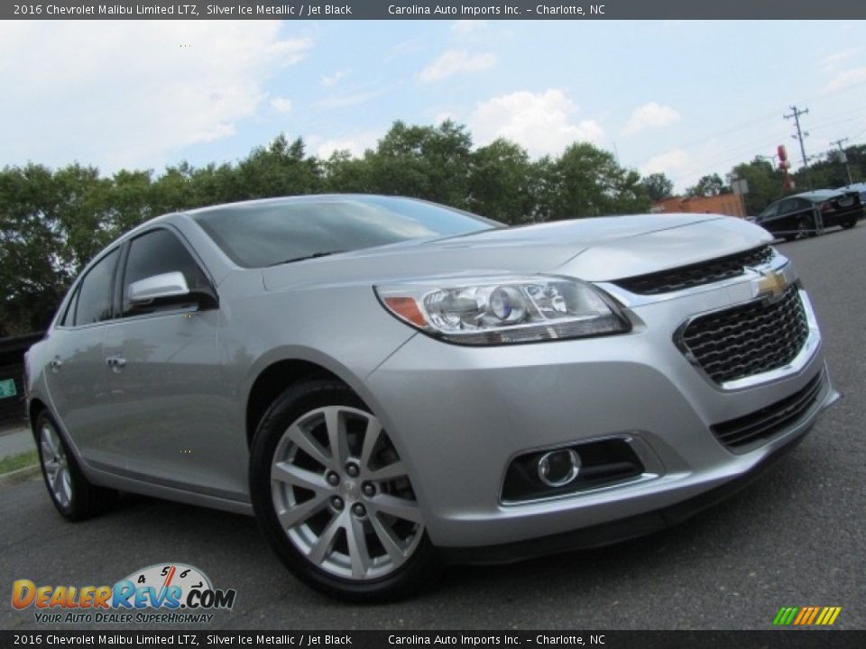 2016 Chevrolet Malibu Limited LTZ Silver Ice Metallic / Jet Black Photo #2