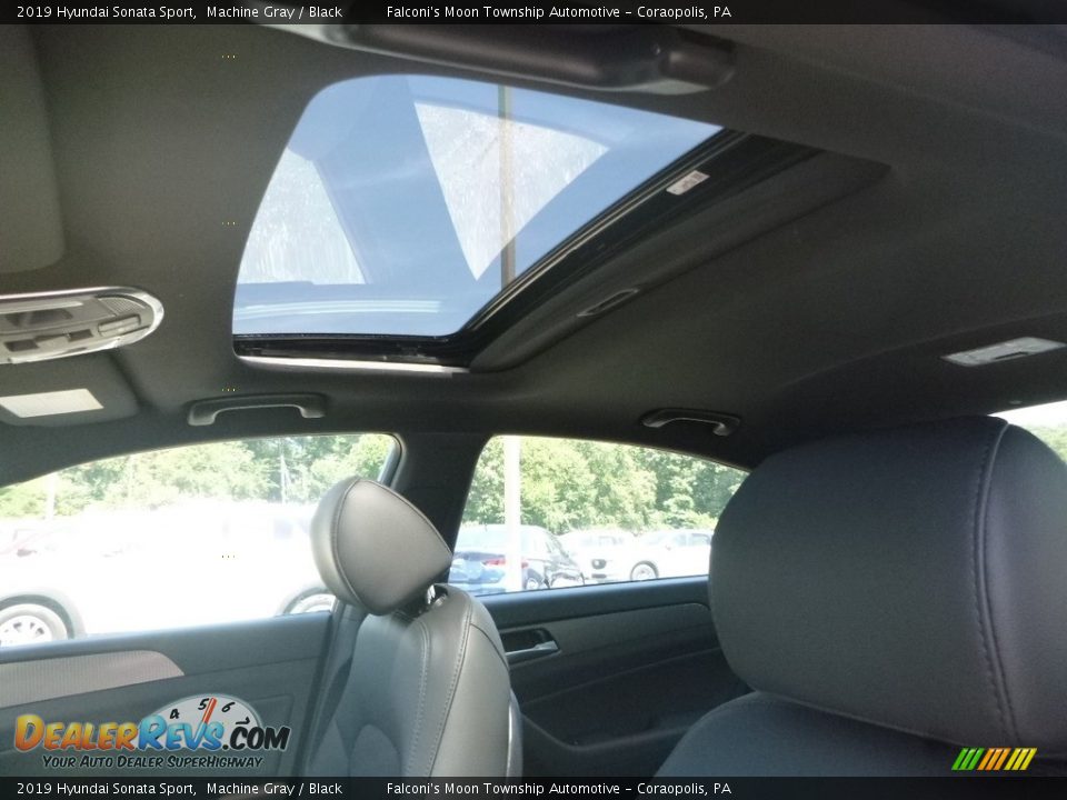 2019 Hyundai Sonata Sport Machine Gray / Black Photo #13