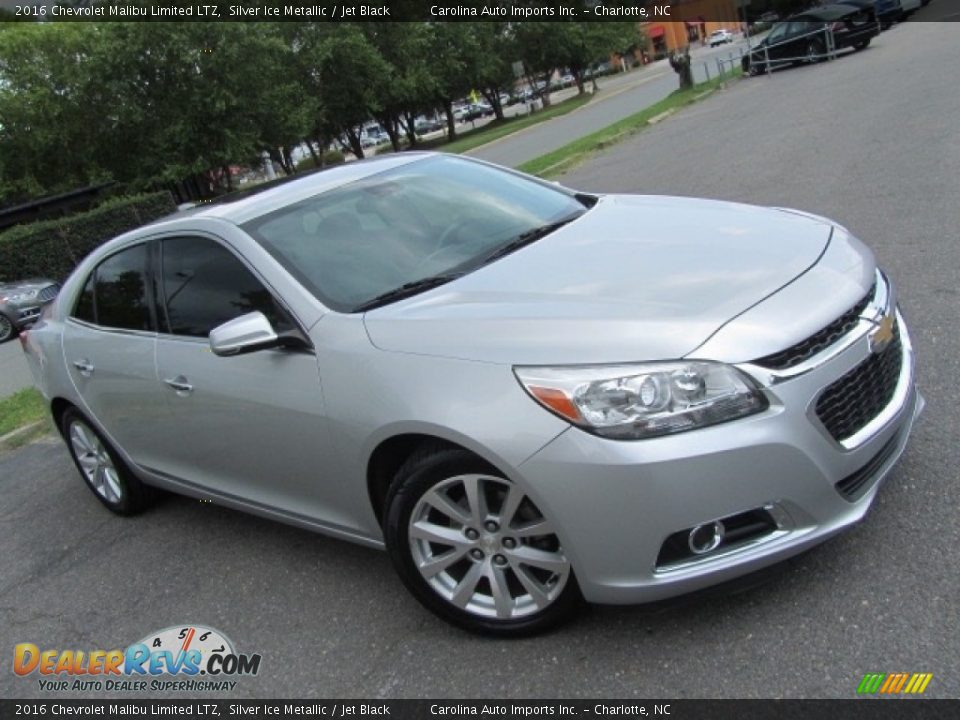 2016 Chevrolet Malibu Limited LTZ Silver Ice Metallic / Jet Black Photo #3