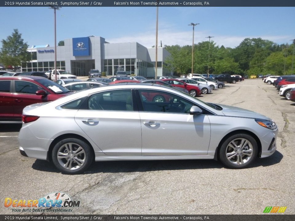 2019 Hyundai Sonata Limited Symphony Silver / Gray Photo #1