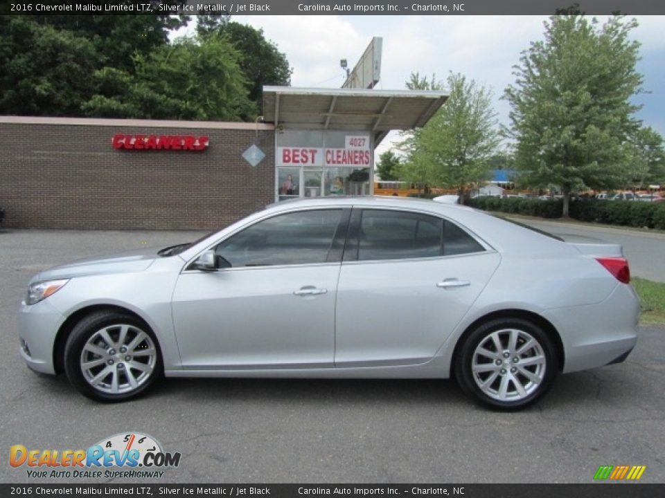 2016 Chevrolet Malibu Limited LTZ Silver Ice Metallic / Jet Black Photo #7