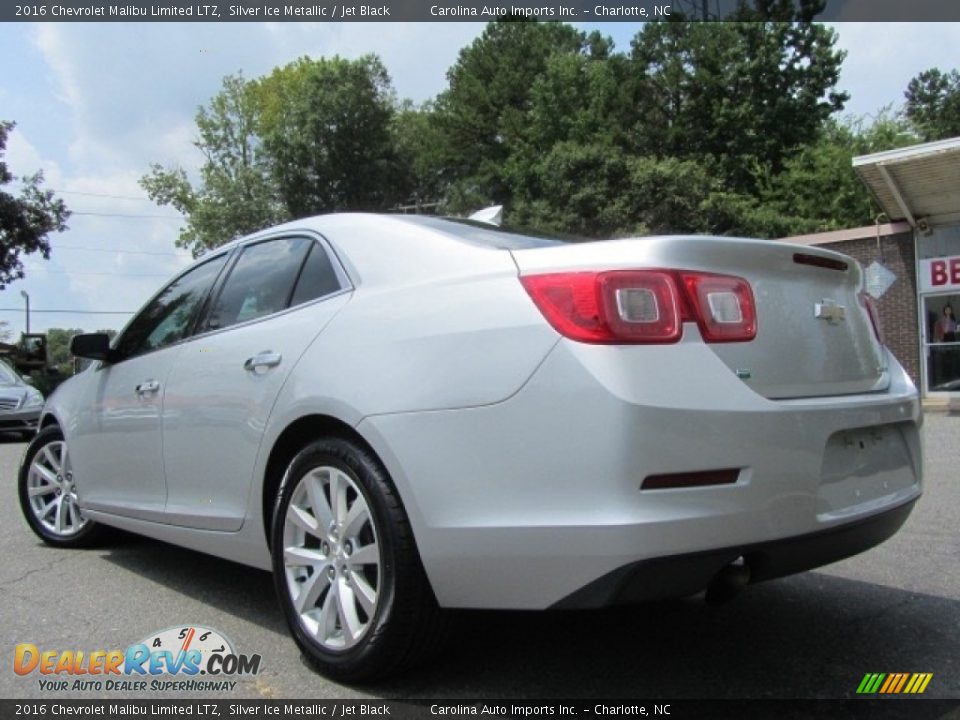 2016 Chevrolet Malibu Limited LTZ Silver Ice Metallic / Jet Black Photo #8