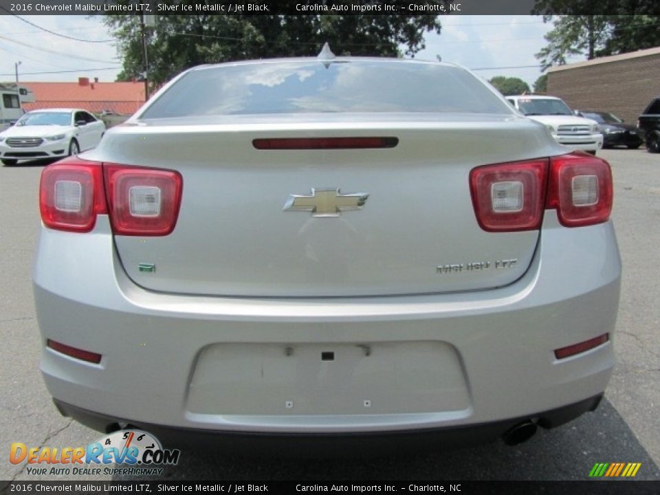 2016 Chevrolet Malibu Limited LTZ Silver Ice Metallic / Jet Black Photo #9
