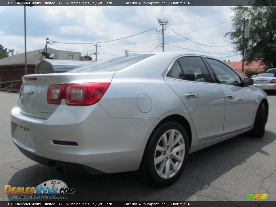2016 Chevrolet Malibu Limited LTZ Silver Ice Metallic / Jet Black Photo #10
