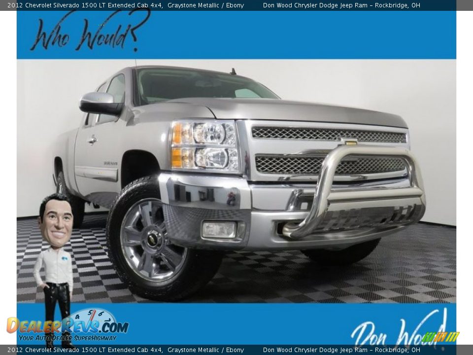 2012 Chevrolet Silverado 1500 LT Extended Cab 4x4 Graystone Metallic / Ebony Photo #1