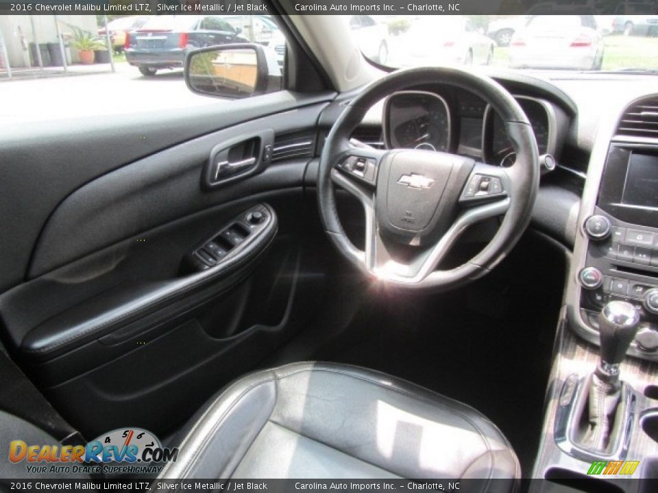 2016 Chevrolet Malibu Limited LTZ Silver Ice Metallic / Jet Black Photo #12