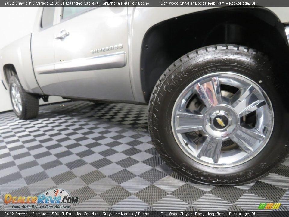 2012 Chevrolet Silverado 1500 LT Extended Cab 4x4 Graystone Metallic / Ebony Photo #3