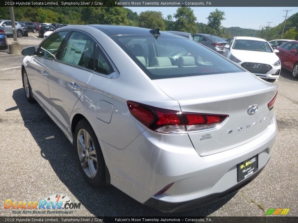 2019 Hyundai Sonata Limited Symphony Silver / Gray Photo #6
