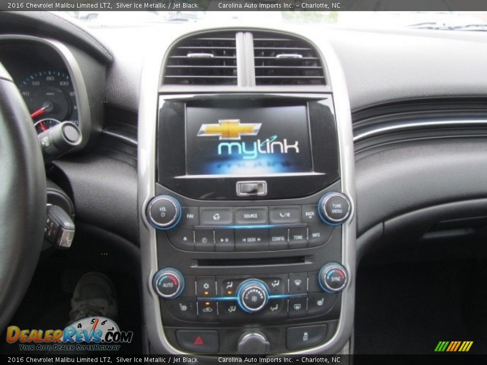 2016 Chevrolet Malibu Limited LTZ Silver Ice Metallic / Jet Black Photo #15