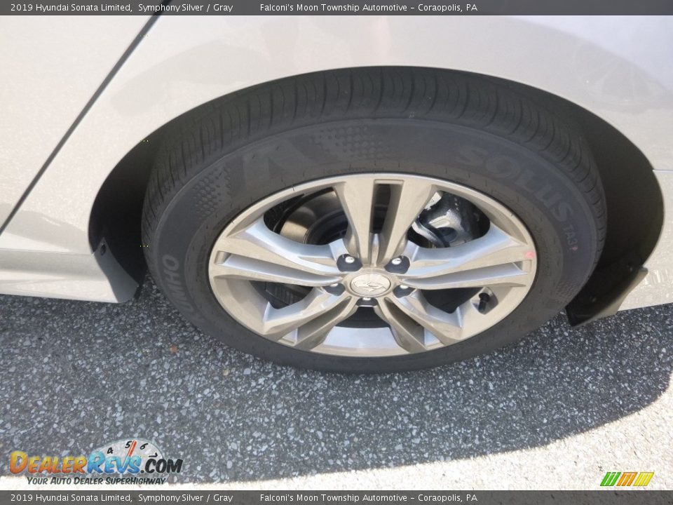 2019 Hyundai Sonata Limited Symphony Silver / Gray Photo #7