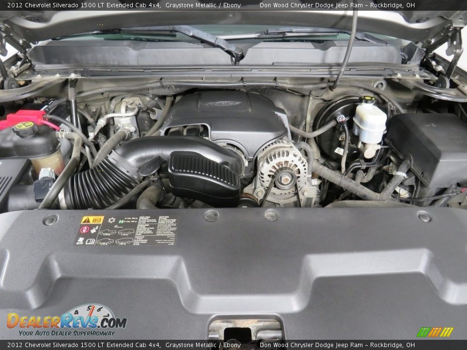 2012 Chevrolet Silverado 1500 LT Extended Cab 4x4 Graystone Metallic / Ebony Photo #6