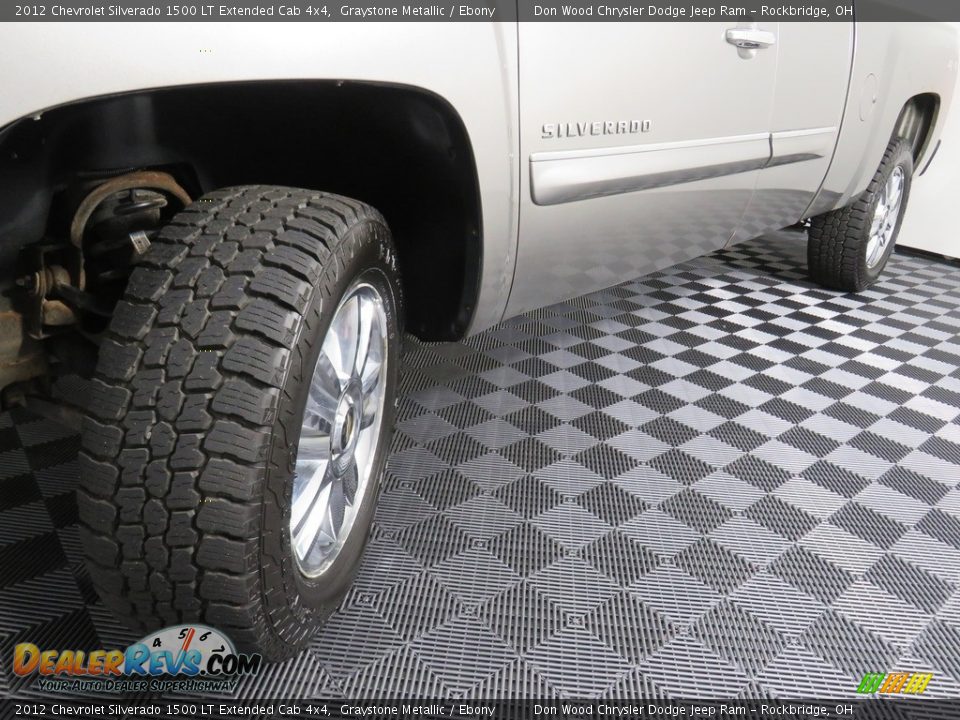 2012 Chevrolet Silverado 1500 LT Extended Cab 4x4 Graystone Metallic / Ebony Photo #8