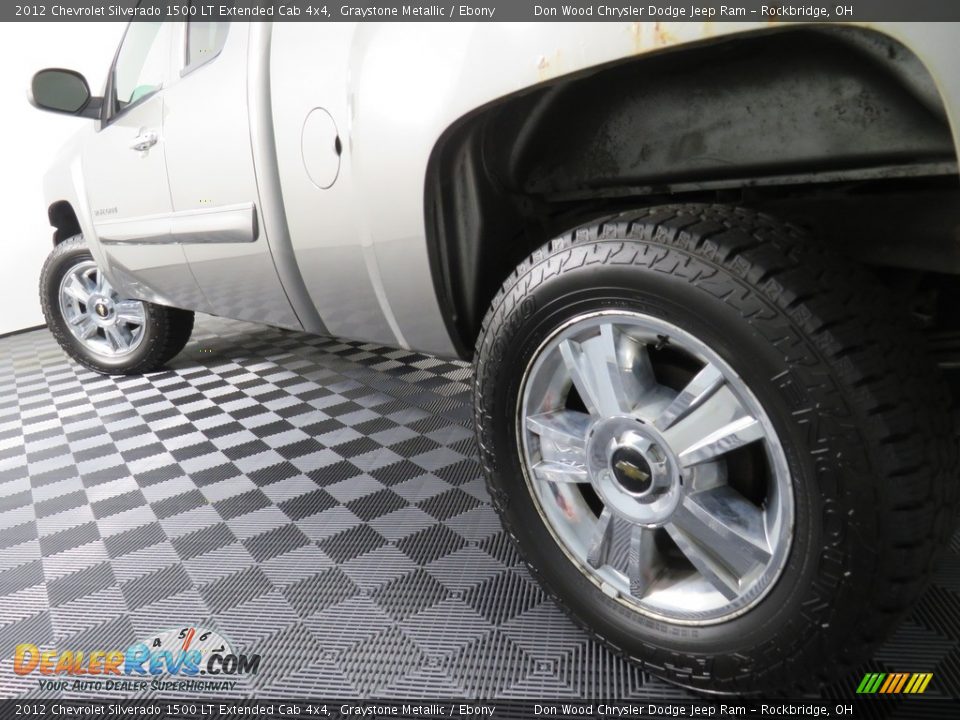 2012 Chevrolet Silverado 1500 LT Extended Cab 4x4 Graystone Metallic / Ebony Photo #9