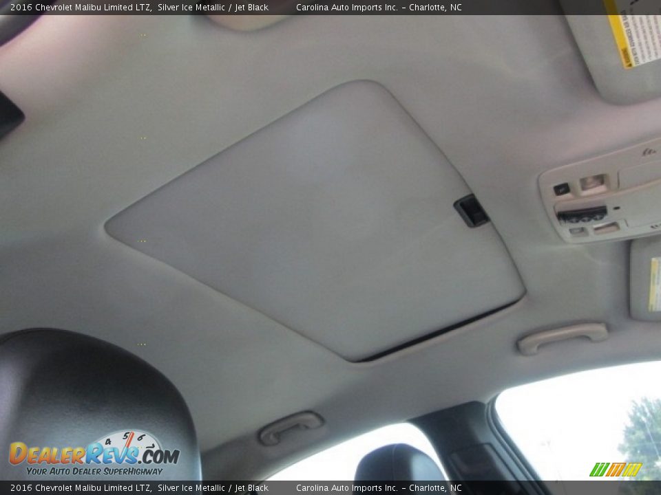 2016 Chevrolet Malibu Limited LTZ Silver Ice Metallic / Jet Black Photo #22