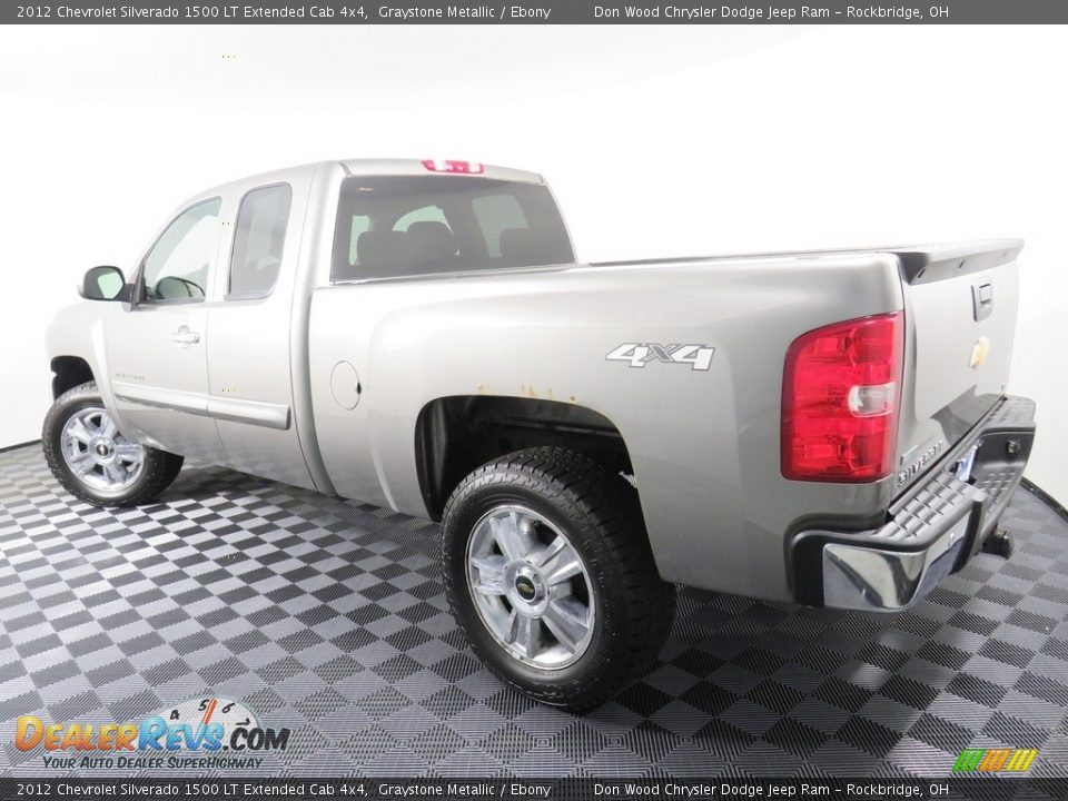 2012 Chevrolet Silverado 1500 LT Extended Cab 4x4 Graystone Metallic / Ebony Photo #10