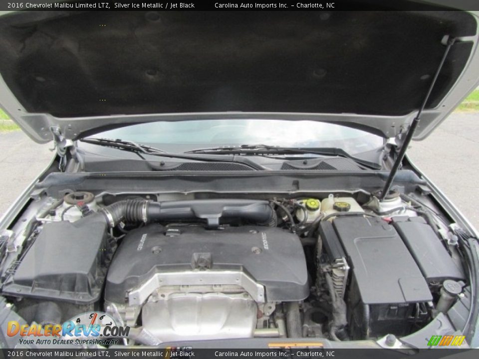 2016 Chevrolet Malibu Limited LTZ Silver Ice Metallic / Jet Black Photo #25