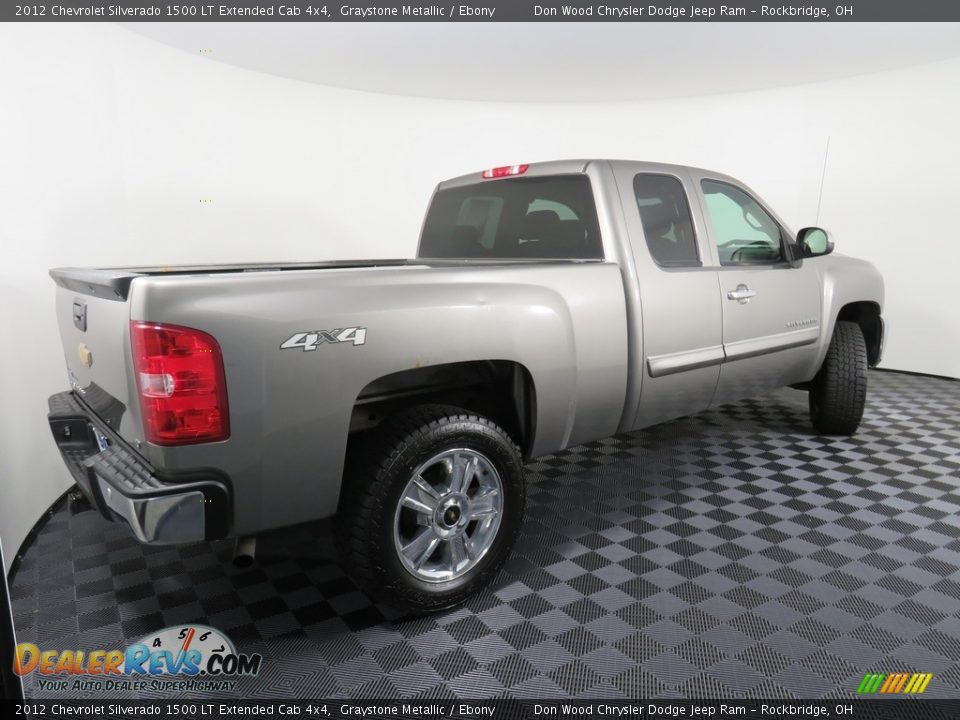 2012 Chevrolet Silverado 1500 LT Extended Cab 4x4 Graystone Metallic / Ebony Photo #13