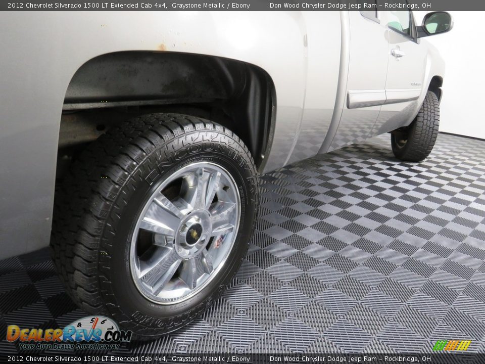 2012 Chevrolet Silverado 1500 LT Extended Cab 4x4 Graystone Metallic / Ebony Photo #14