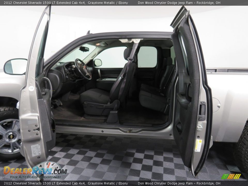 2012 Chevrolet Silverado 1500 LT Extended Cab 4x4 Graystone Metallic / Ebony Photo #16