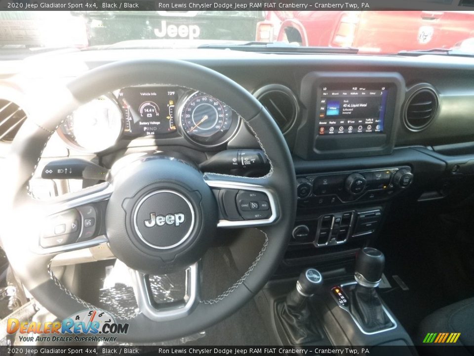 2020 Jeep Gladiator Sport 4x4 Black / Black Photo #20