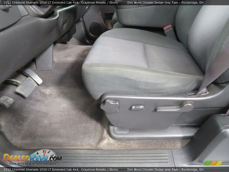 2012 Chevrolet Silverado 1500 LT Extended Cab 4x4 Graystone Metallic / Ebony Photo #18