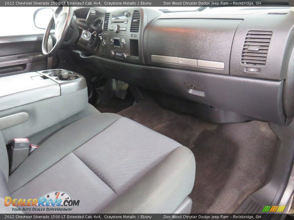 2012 Chevrolet Silverado 1500 LT Extended Cab 4x4 Graystone Metallic / Ebony Photo #22