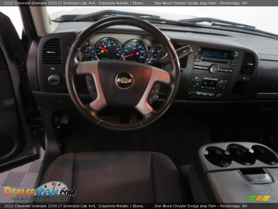 2012 Chevrolet Silverado 1500 LT Extended Cab 4x4 Graystone Metallic / Ebony Photo #23