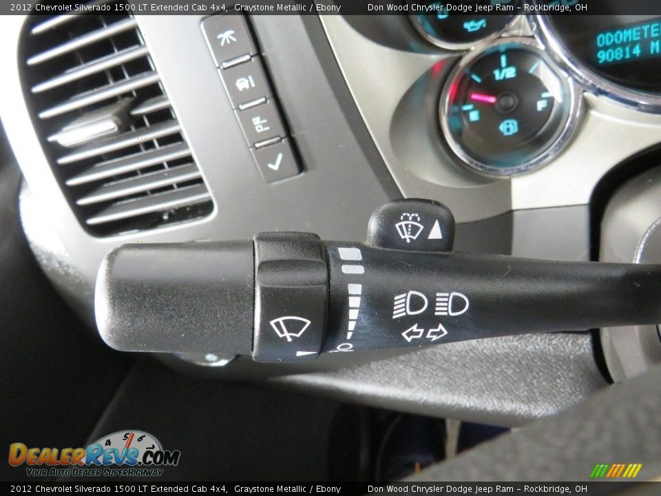 2012 Chevrolet Silverado 1500 LT Extended Cab 4x4 Graystone Metallic / Ebony Photo #27
